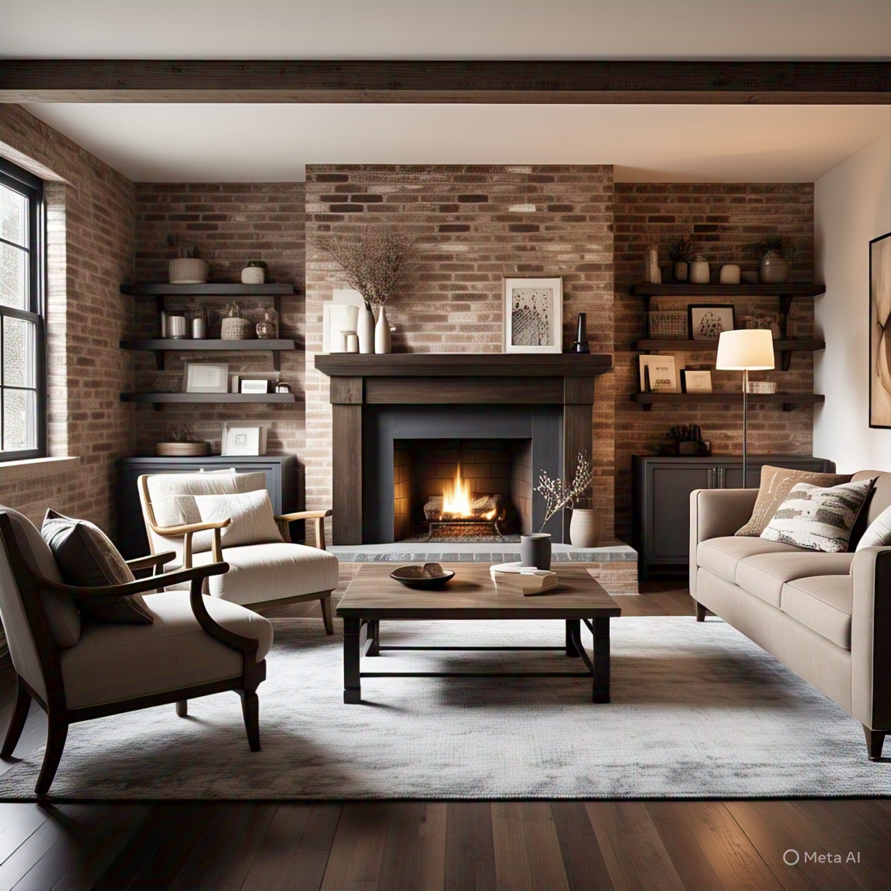 🌿 Modern Rustic Interior Design: A Blend of Nature and Modern Elegance